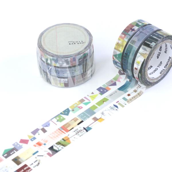 CHAMIL GARDEN Washi Tape Set 8mm-Byakugun