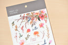 MU Print-On Sticker 2s 069-Alizarin Red Flowers