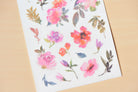 MU Print-On Sticker 2s 069-Alizarin Red Flowers