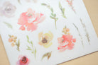 MU Print-On Sticker 2s 073-Peony&Thistle