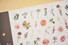 MU Print-On Sticker 2s 072-Flowers of The Day