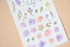 MU Print-On Sticker 2s 071-Purple Lilac Roses