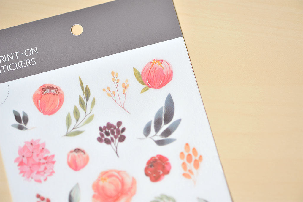 MU Print-On Sticker 2s 070-Reddish Orange