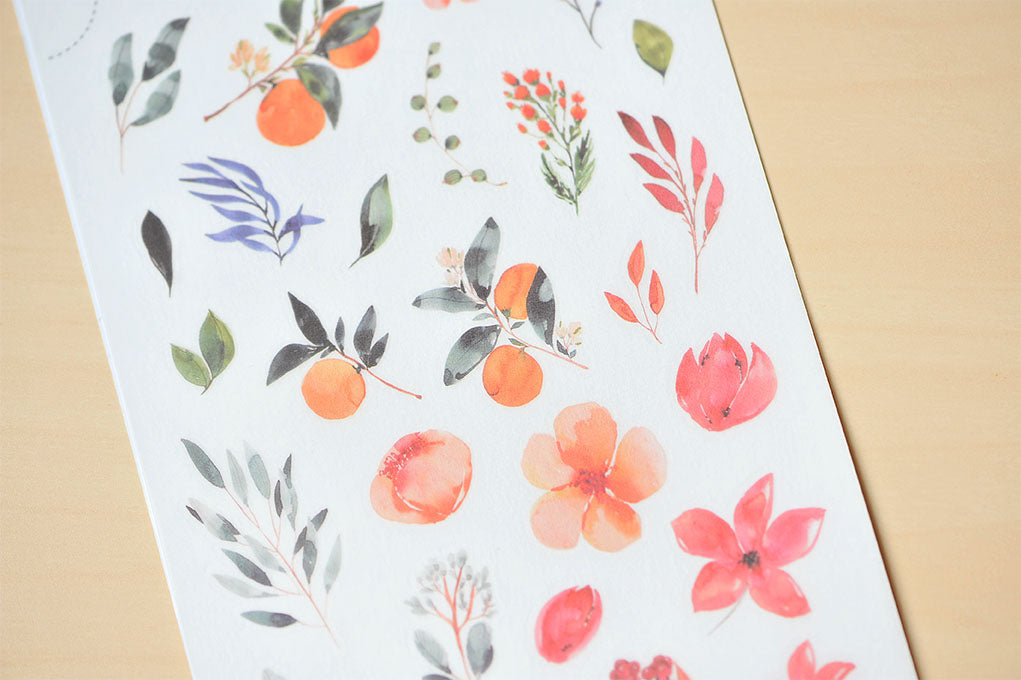 MU Print-On Sticker 2s 070-Reddish Orange