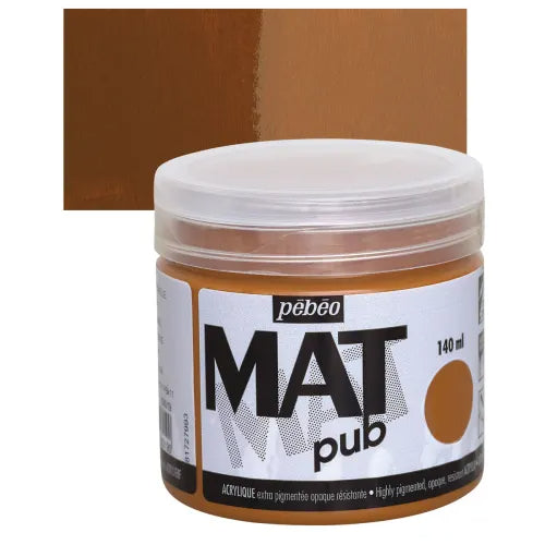 PEBEO Mat Pub Acrylic 140ml Raw Sienna