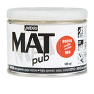 PEBEO Mat Pub Acrylic 500ml Vermilion Red