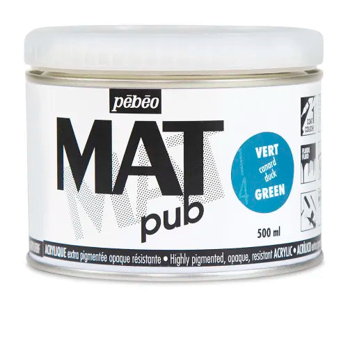 PEBEO Mat Pub Acrylic 500ml Duck Green