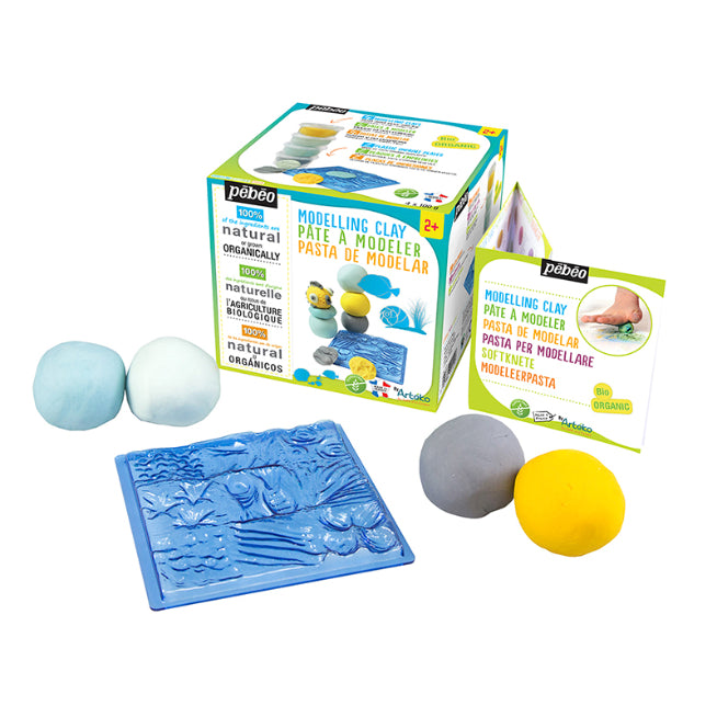 PEBEO Modelling Clay Coastline Stamp Case of 4