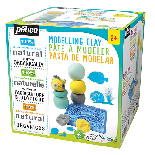 PEBEO Modelling Clay Coastline Stamp Case of 4