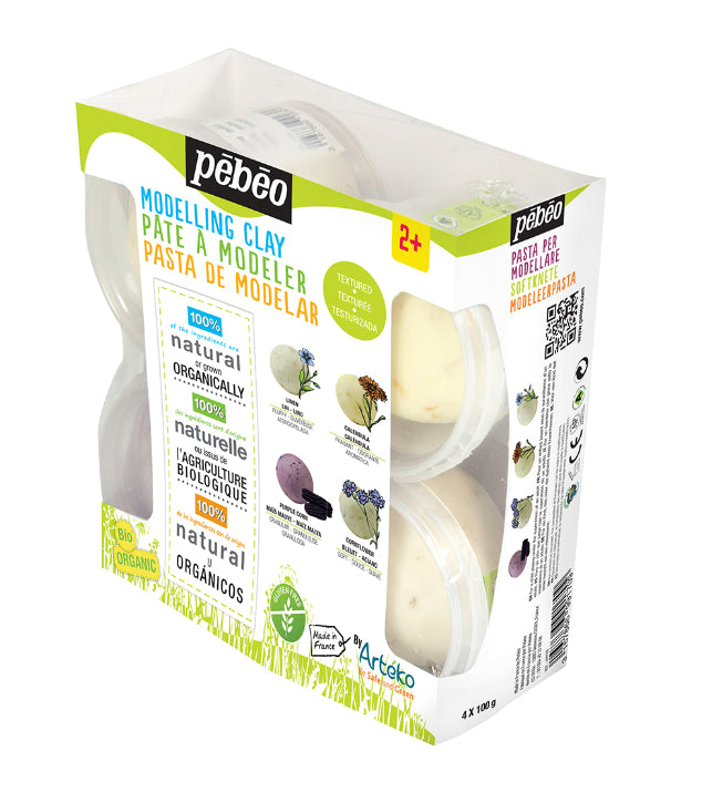 PEBEO Modelling Clay Textured Clay Discover Set of