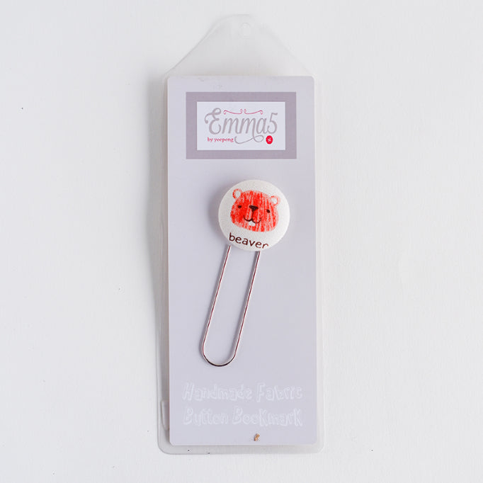 EMMA5:Handmade Button Bookmark
