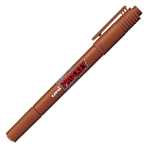 UNI PROCKEY Water Marker-Fine-Brown