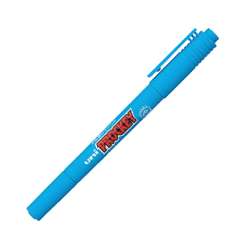 UNI PROCKEY Water Marker-Fine-Light Blue
