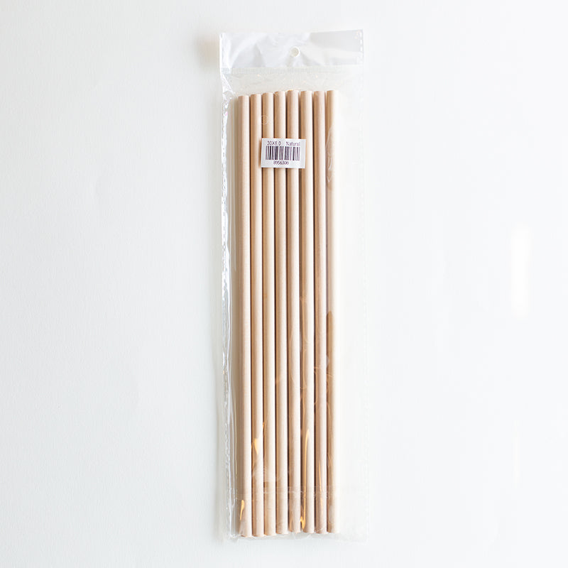 Round Pine Wood Stick 300mmx8mm 8s