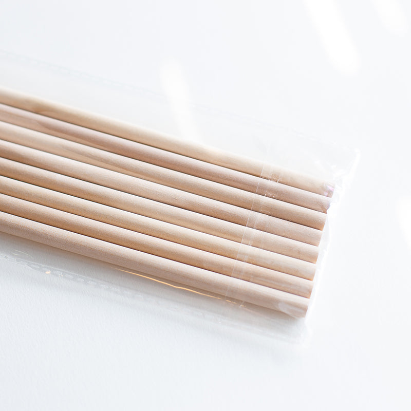 Round Pine Wood Stick 300mmx8mm 8s