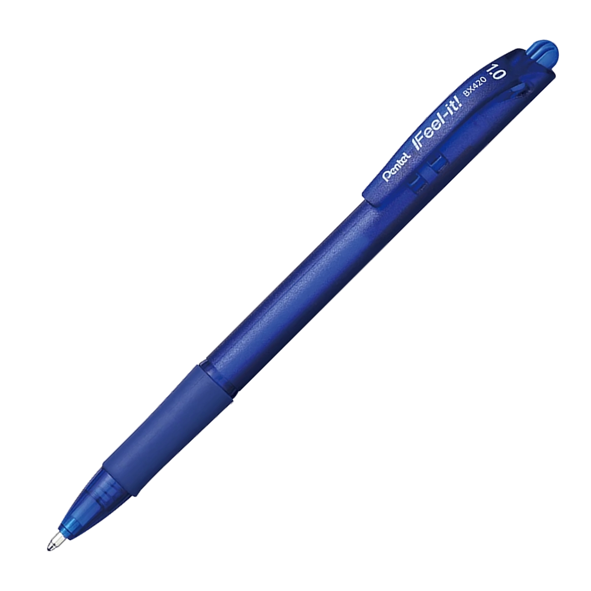 PENTEL Feel-It Retractable Ball Pen 1.0mm-Blue