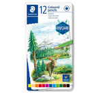 STAEDTLER Coloured Pencils-in Metal Tin 12 colours