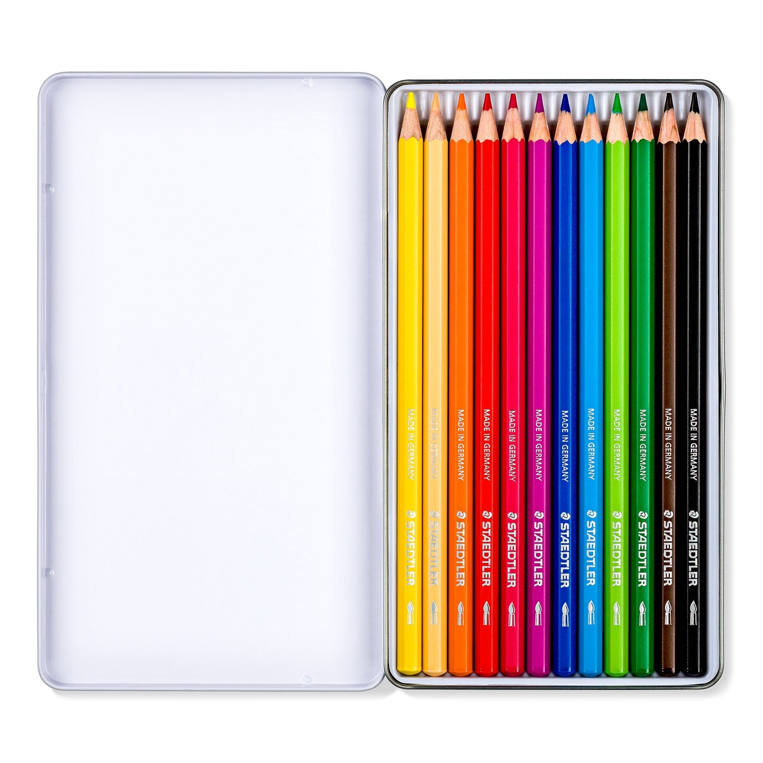 STAEDTLER Watercolour Pencils-in Metal Tin 12 colo