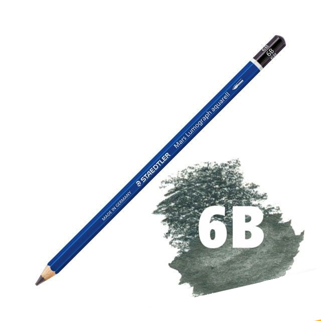 STAEDTLER Mars Lumograph aquarell Pencil-6B