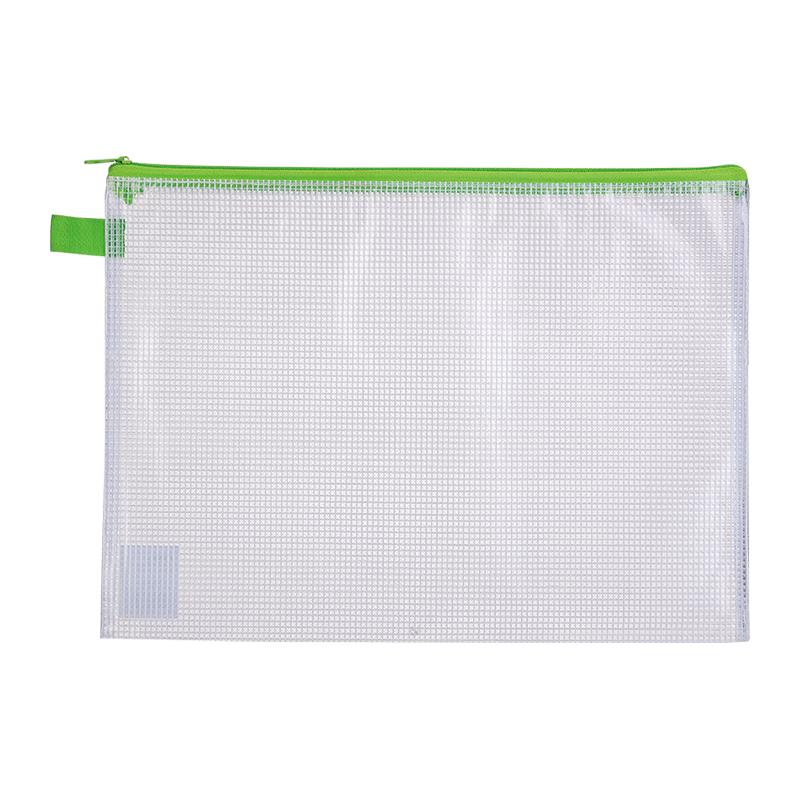 DELI Zip Bag E5594 B5 Horz PVC Mesh