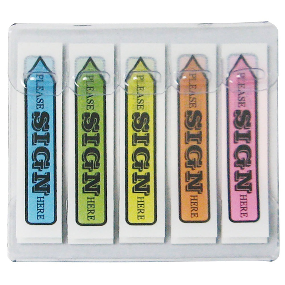 CBE Stick On Note 14019 Please Sign Here 5x43mm