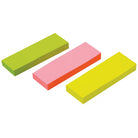 CBE Stick On Note 14027 Neon Colour Paper 25x75mm