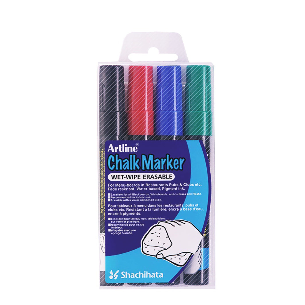 ARTLINE Chalk Marker 4 Col/Set 1