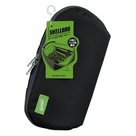 KOKUYO Pen Case Shell Bro F-VBF190 Black/Orange Default Title