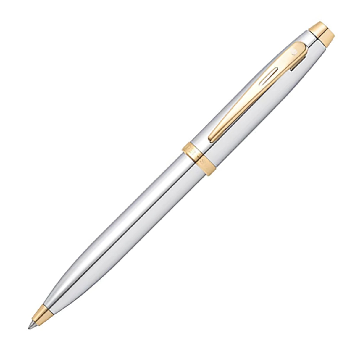 SHEAFFER 100 Chrome Gold Tone SF9340-2 Ball Pen