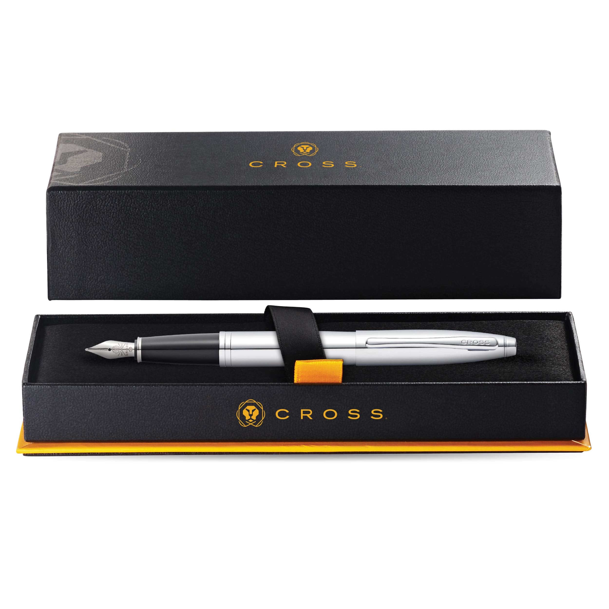 CROSS Calais Lustrous Chrm AT0116-1MS Fountain Pen-Medium Gift Bx