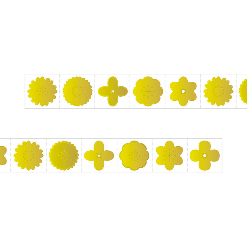 CHOTTO Roll Sticker Flower Gold