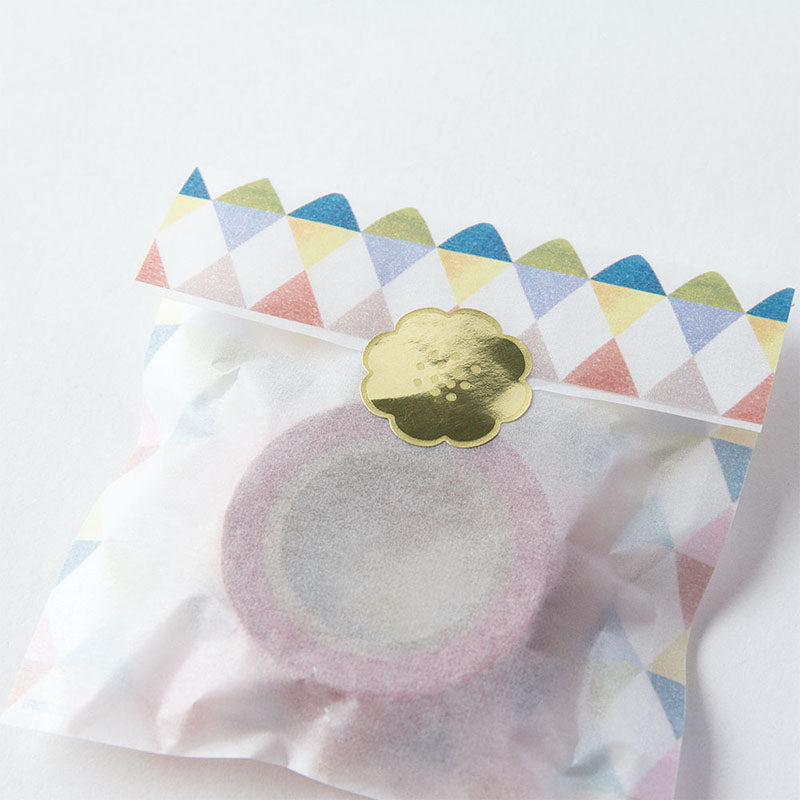 CHOTTO Roll Sticker Flower Gold