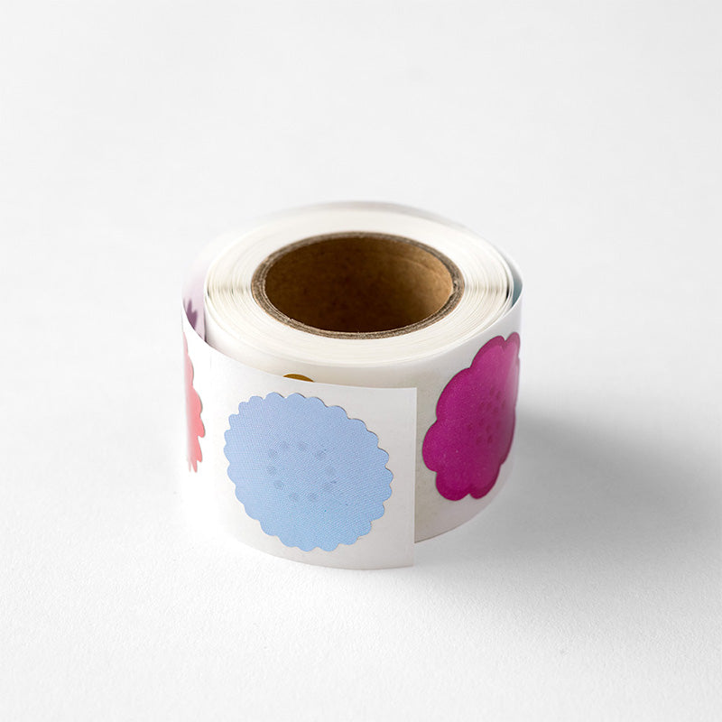 CHOTTO Roll Sticker Flower Metallic