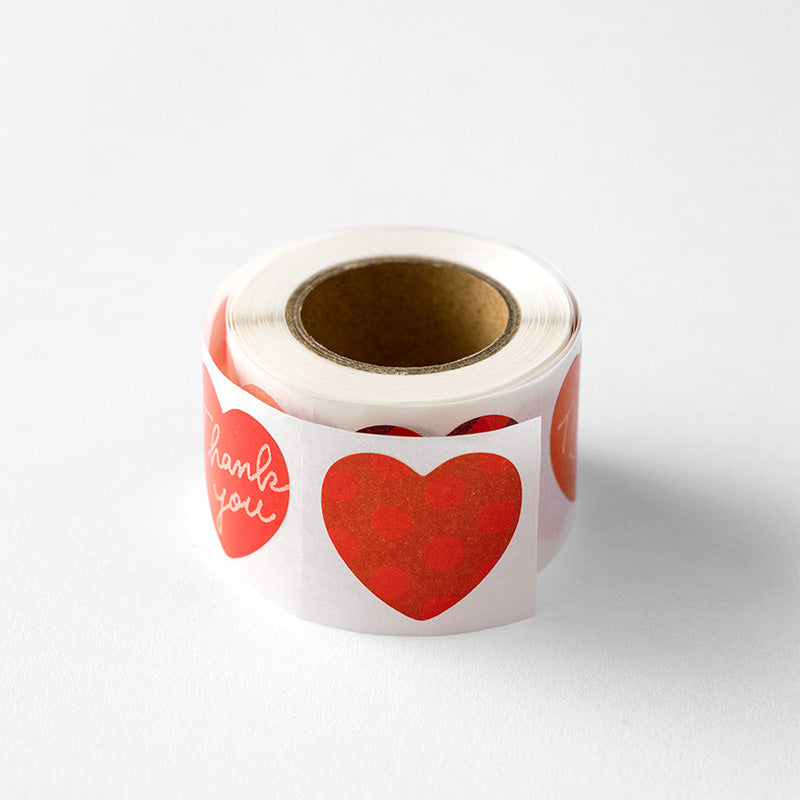CHOTTO Roll Sticker Red Heart
