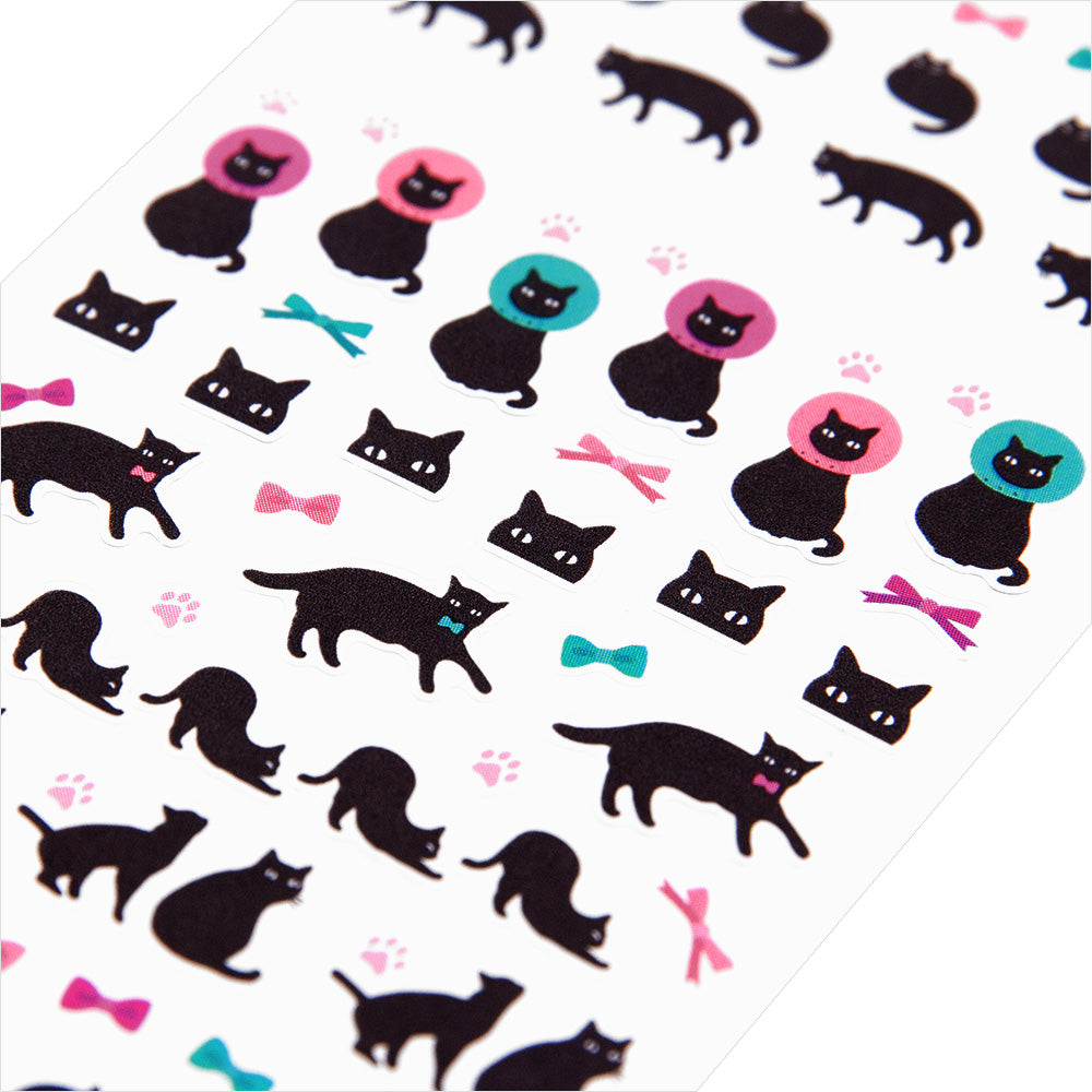 MIDORI Sticker Schedule 2145 Black Cat