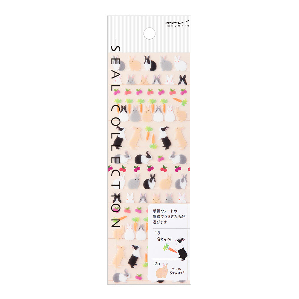 MIDORI Sticker Schedule 2196 Rabbit