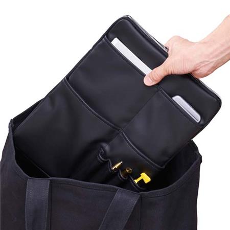 KOKUYO x trystrams Bag in Bag A4 Vertical PU Black Default Title