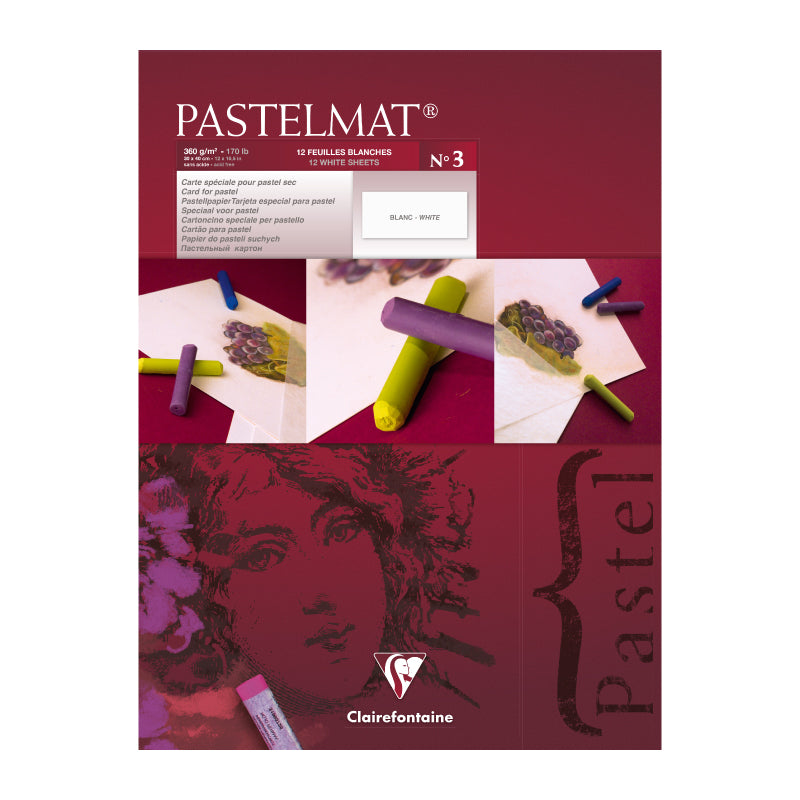 CLAIREFONTAINE Pastelmat Pad 360g 30x40cm 12s No.3 Default Title