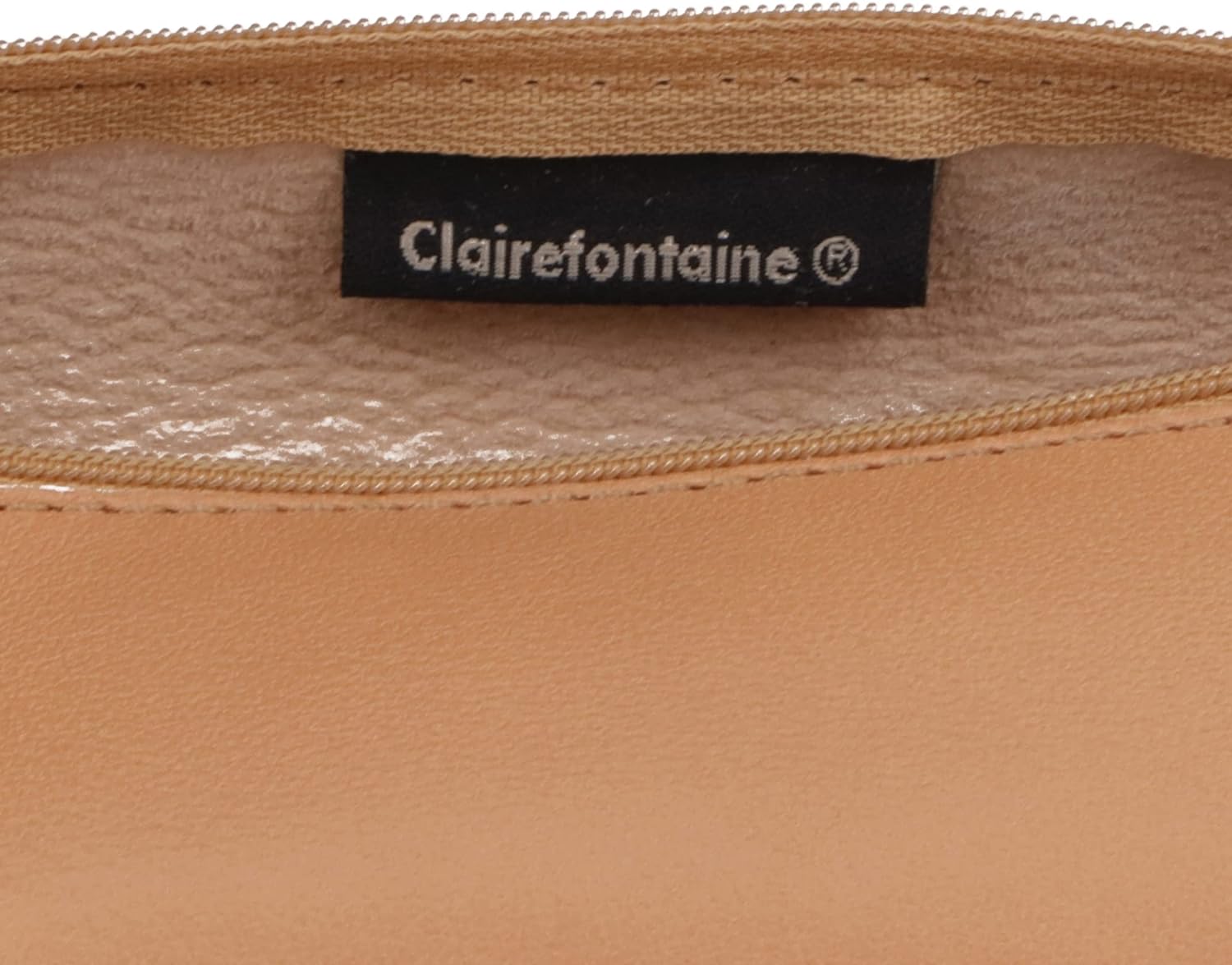 CLAIREFONTAINE Natural Leather Pencil Case Rd