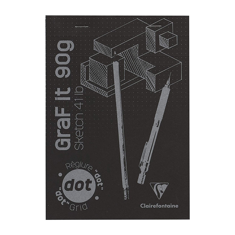 CLAIREFONTAINE GraF iT Pad Black 90g A5 80s Default Title