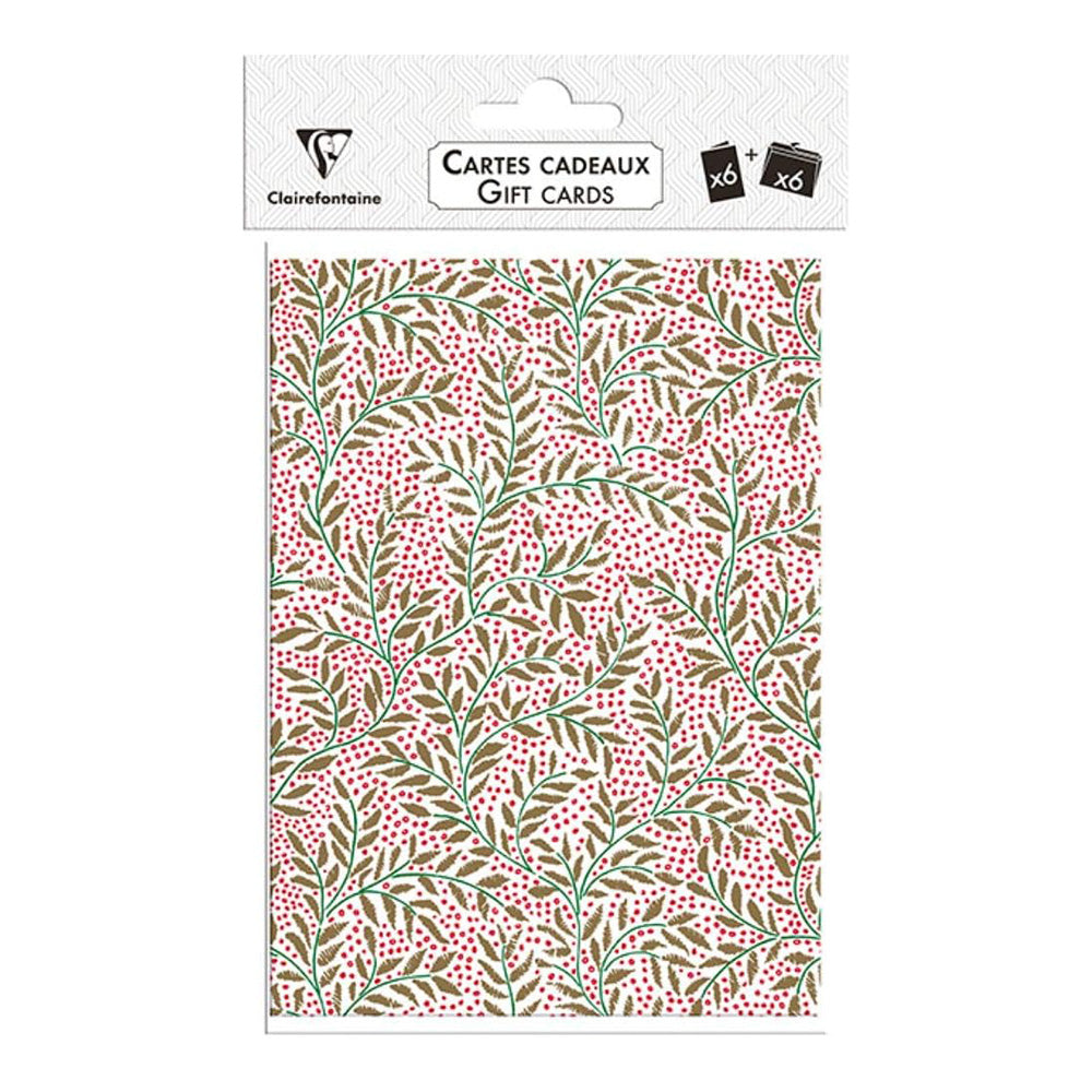 CLAIREFONTAINE Excellia Gift Cards & Env 6s Vegetal
