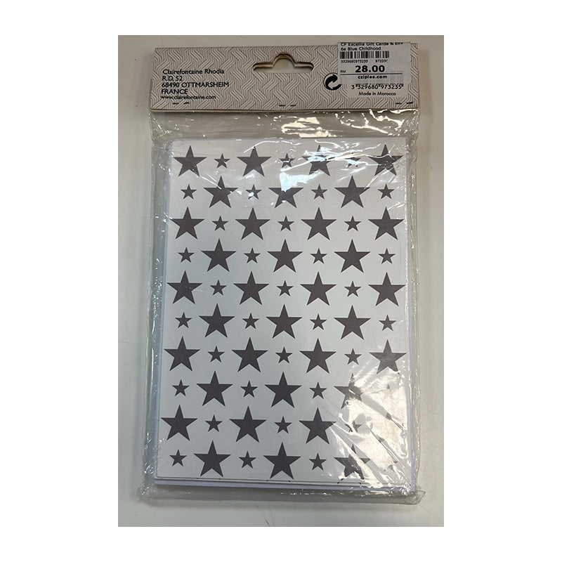 CLAIREFONTAINE Excellia Gift Cards & Env 6s Blue Childhood