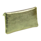 CLAIREFONTAINE Cuirise Leather Pencil Case Flat 22x13cm Green Default Title