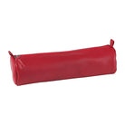 CLAIREFONTAINE Coloured Leather Pencil Case Rd Red Default Title