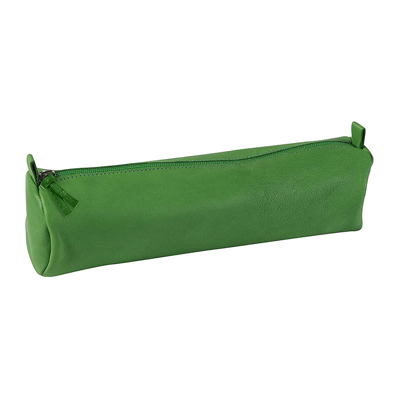 CLAIREFONTAINE Coloured Leather Pencil Case Rd Grass Green Default Title