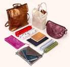 CLAIREFONTAINE Black Leather Slim Pouch Default Title