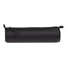 CLAIREFONTAINE Black Leather Pencil Case Round