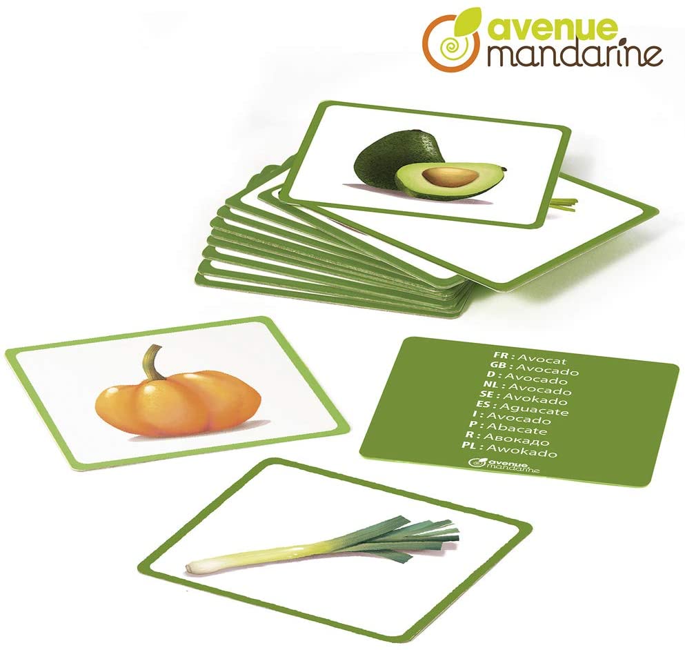 AVENUE MANDARINE Picture Cards Vegetables 1206771