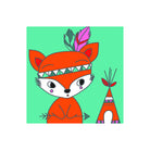 AVM Graffy Paint Indian Fox 20x20cm Default Title
