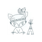 AVM Graffy Paint Indian Fox 20x20cm Default Title